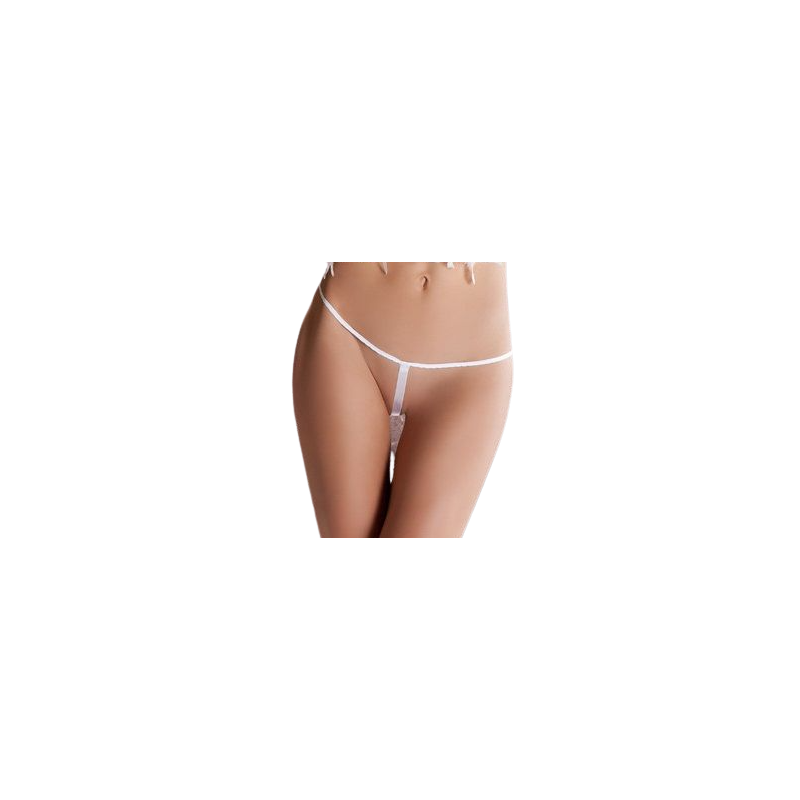 PASSION - MICRO WHITE THONG ONE SIZE