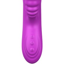 ARMONY - VIBRATEUR MULTIFONCTION ANGELIA DOUBLE LANGUE EFFET CHALEUR VIOLET