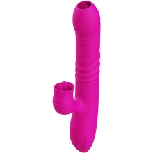 ARMONY - FANNY MULTIFUNÇÃO VIBRADOR DE LÍNGUA DUPLA FÚCSIA