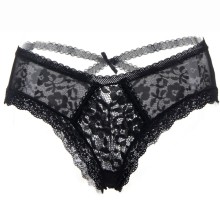 QUEEN LINGERIE FLORAL LACE PANTIES S/M