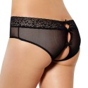 QUEEN LINGERIE CROTHLESS PANTIES S/M