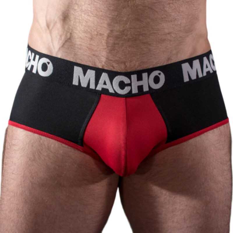 MACHO - MS26N SLIP PRETO/VERMELHO XL