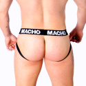 MACHO - MX27GR COURO JOCK CINZA BEGE XL