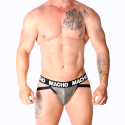 MACHO - MX27GR COURO JOCK CINZA BEGE XL