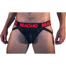 MACHO - MX26X2 JOCK PRETO/VERMELHO