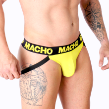 MACHO - MX25A JOCK LYCRA AMARELO XL