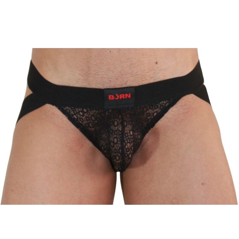 BURN - 005 JOCK LINGERIE PRETO XL