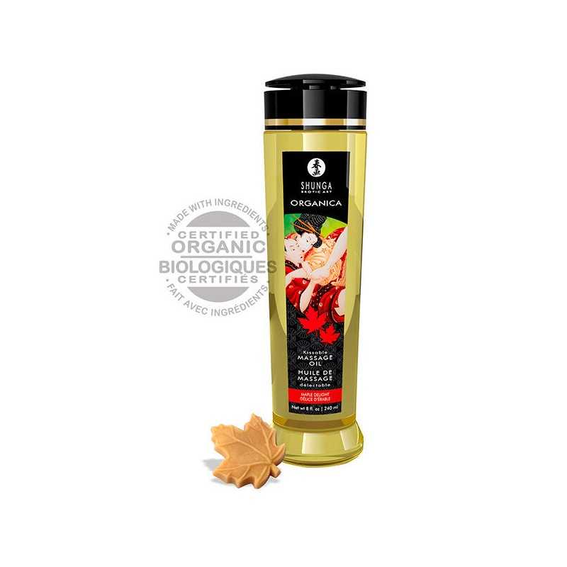 SHUNGA - ÓLEO DE MASSAGEM ORGÂNICO MAPLE DELIGHT 240 ML