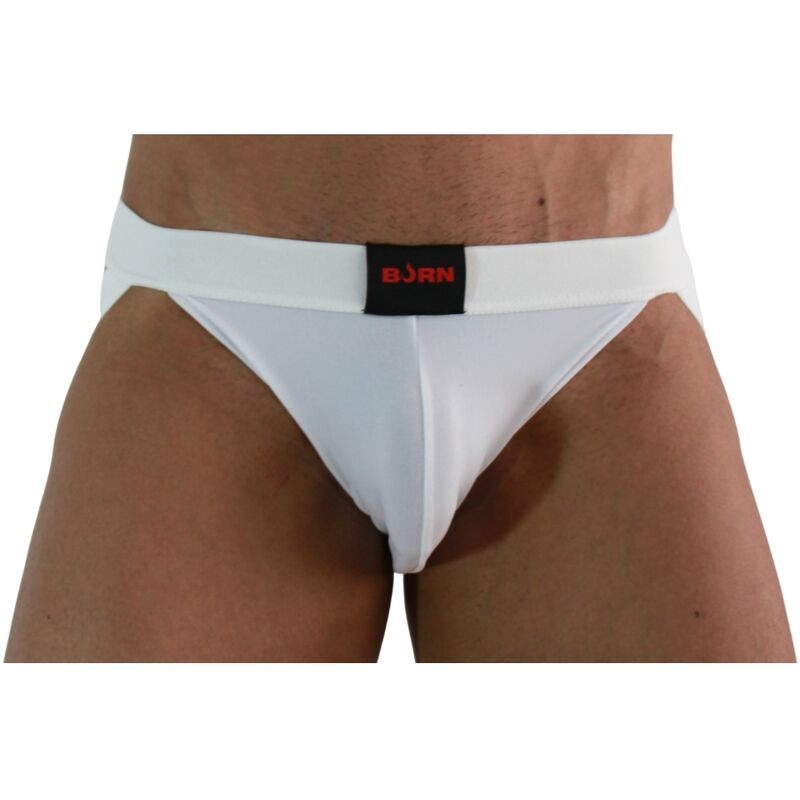 BURN - 007 JOCK LYCRA BRANCO XL