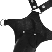 FETISH SUBMISSIVE ATTITUDE - MEN'S V-SHAPED ECO-LEATHER HARNESS