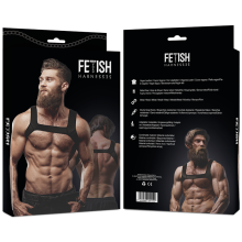 FETISH SUBMISSIVE ATTITUDE - ARNÊS DE PEITO NEOPRENE PARA