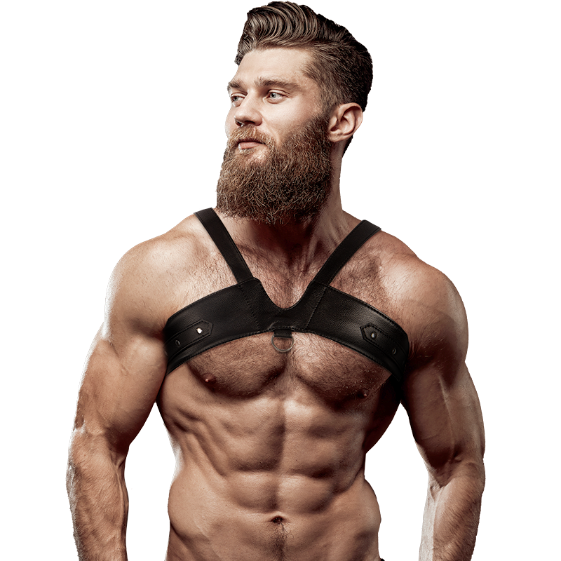 FETISH SUBMISSIVE ATTITUDE - MEN'S BRIGADE ECO-LEATHER CHEST