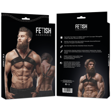 FETISH SUBMISSIVE ATTITUDE - BRUSTGURT AUS ÖKOLEDER FÜR HERREN