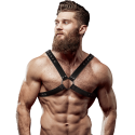 FETISH SUBMISSIVE ATTITUDE - MEN'S CROSS CHEST ECO-LEATHER