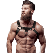 FETISH SUBMISSIVE ATTITUDE - BRUSTHARNESS AUS ÖKOLEDER FÜR