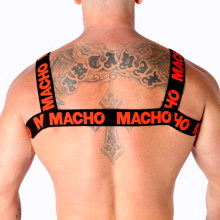 MACHO - ARNÊS DUPLO VERMELHO