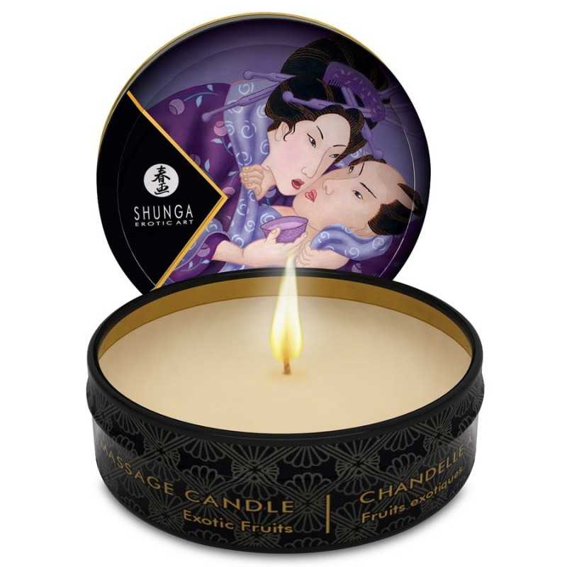 SHUNGA - MINI CARESS BY CANDELIGHT VELA DE MASSAGEM DE FRUTAS SHUNGA - MINI CARESS BY CANDELIGHT VELA DE MASSAGEM DE FRUTAS