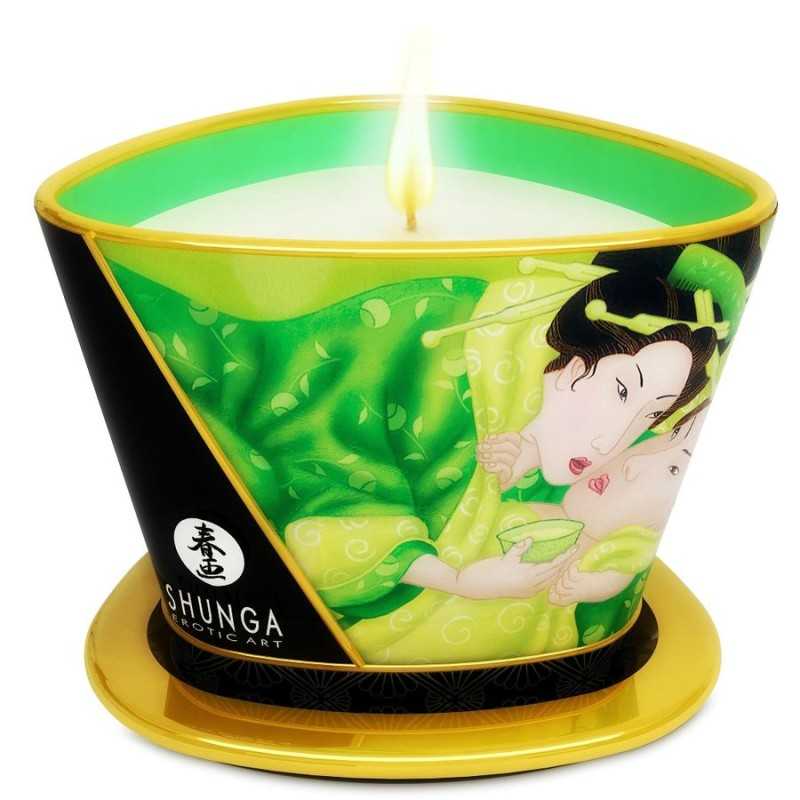 SHUNGA - MINI CARESS BY CANDELIGHT MASSAGEKERZE T GRÜN 170 ML SHUNGA - MINI CARESS BY CANDELIGHT MASSAGEKERZE T GRÜN 170 ML