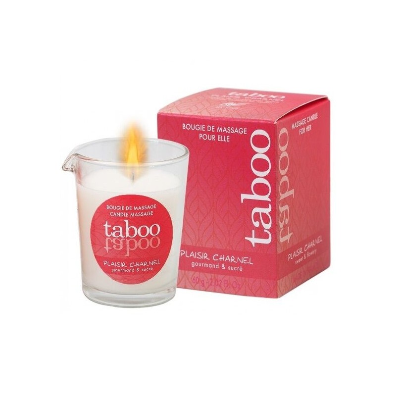 RUF - CANDELA DA MASSAGGIO TABOO PER LEI PLAISIR CHARNEL AROMA