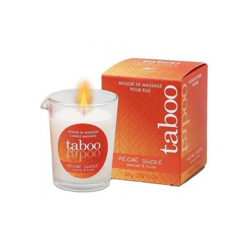 RUF - TABOO MASSAGE CANDLE FOR HER PECHE SUCRE NECTARINE AROMA