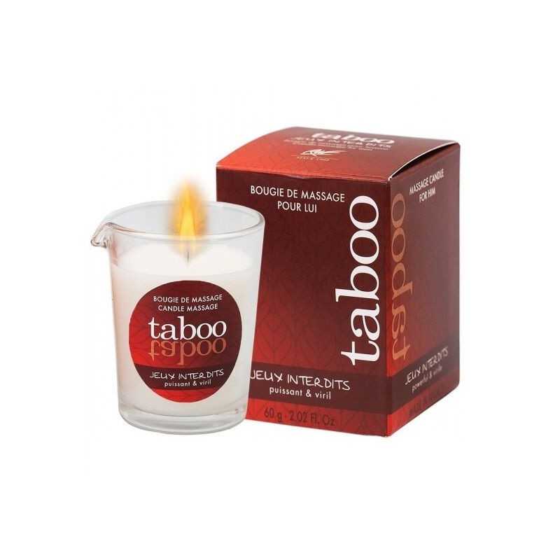 RUF - TABOO MASSAGE CANDLE FOR HIM JEUX INTERDITS WILD LICHEN