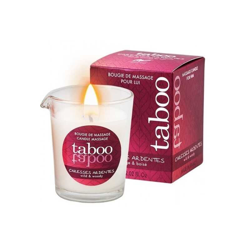 RUF - TABOO MASSAGE CANDLE FOR HIM CARESSES ARDENTES FERN AROMA