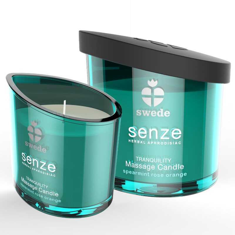 SWEDE - VELA DE MASSAGEM SWEEDE SENZE TRANQUILITY - HORTELÃ SWEDE - VELA DE MASSAGEM SWEEDE SENZE TRANQUILITY - HORTELÃ