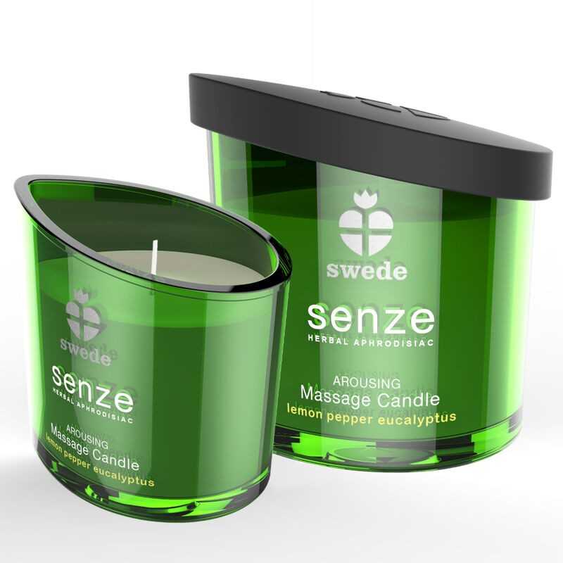 SWEDE - SENZE AROUSING MASSAGE CANDLE - LEMON, PEPPER