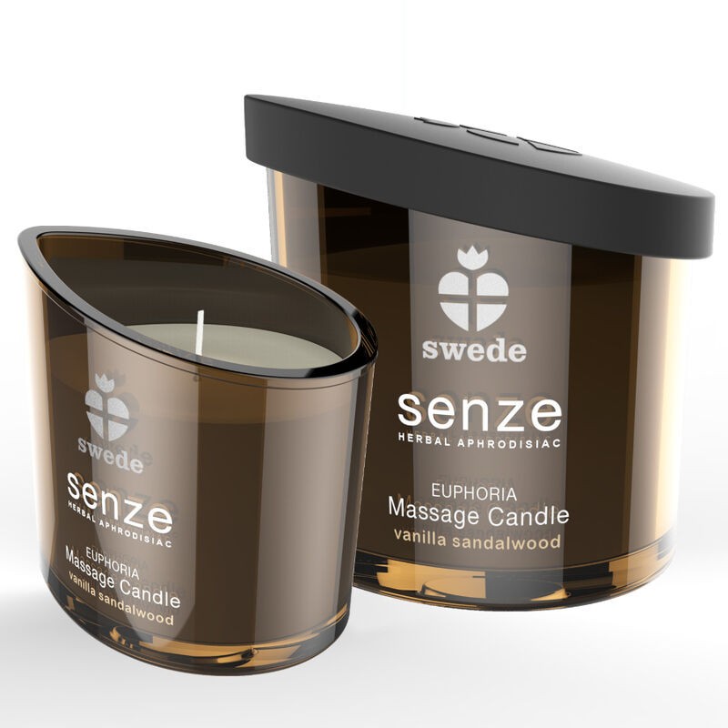 SWEDE - BOUGIE DE MASSAGE SENZE EUPHORIA - VANILLE, BOIS DE