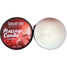 AMOREANE - BOUGIE DE MASSAGE ROSE ÉTERNELLE 30 ML