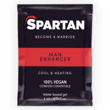 SPARTAN - GEL AUMENTADOR DE EREÇÃO COM EFEITO FRIO QUENTE 100%