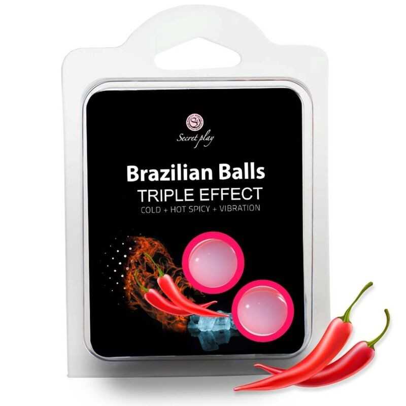 SECRETPLAY - SET 2 BRAZILIAN BALLS TRIPLE EFFECT