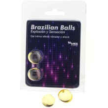 TALOKA - 2 BALLES BRÉSILIENNES VIBRANT EFFET DE CHOC GEL