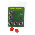 TALOKA - 5 BOULES BRÉSILIENNES GEL INTIME FRAISE