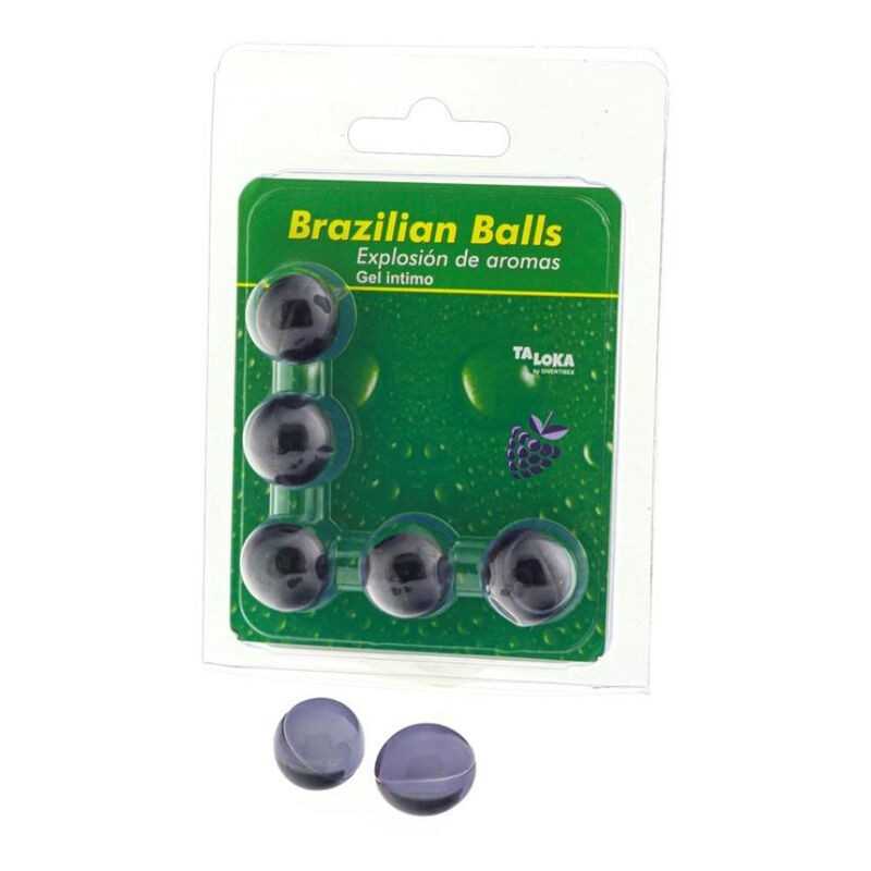 TALOKA - 5 BOLAS BRASILEIRAS BAGAS GEL ÍNTIMO TALOKA - 5 BOLAS BRASILEIRAS BAGAS GEL ÍNTIMO