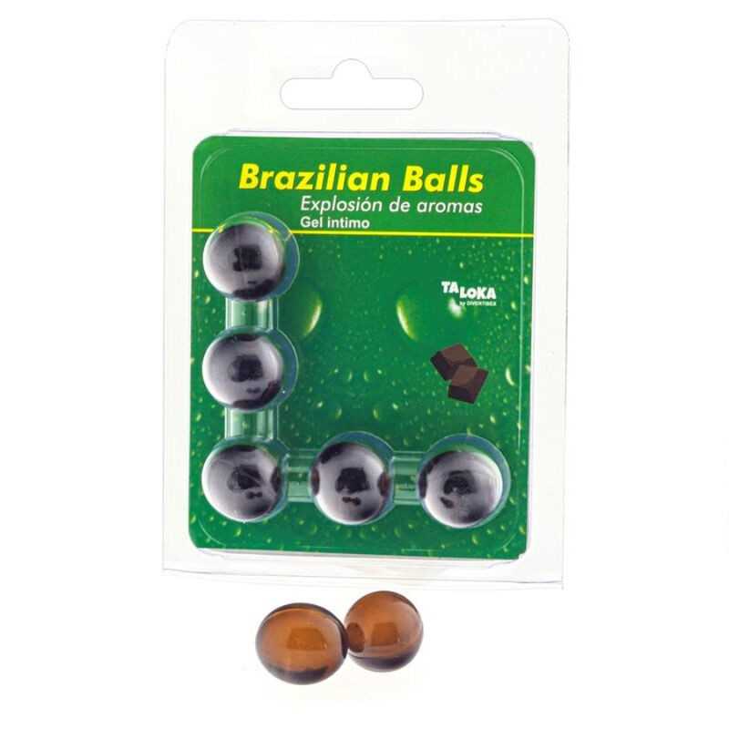 TALOKA - 5 BOLAS BRASILEIRAS GEL ÍNTIMO DE CHOCOLATE TALOKA - 5 BOLAS BRASILEIRAS GEL ÍNTIMO DE CHOCOLATE