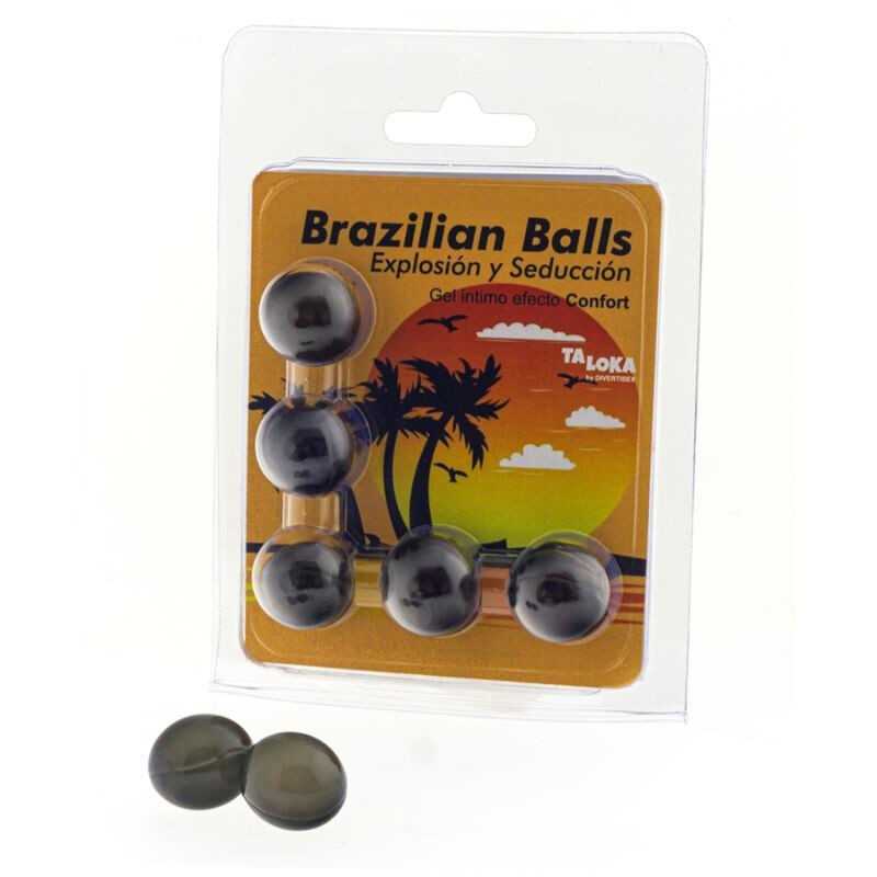 TALOKA - 5 BALLES BRÉSILIENNES GEL EXCITANT EFFET CONFORT TALOKA - 5 BALLES BRÉSILIENNES GEL EXCITANT EFFET CONFORT