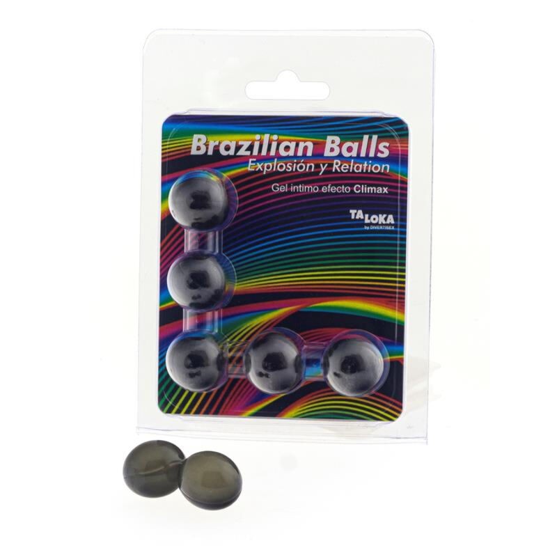 TALOKA - 5 BOULES BRÉSILIENNES GEL EXCITANT EFFET CLIMAX