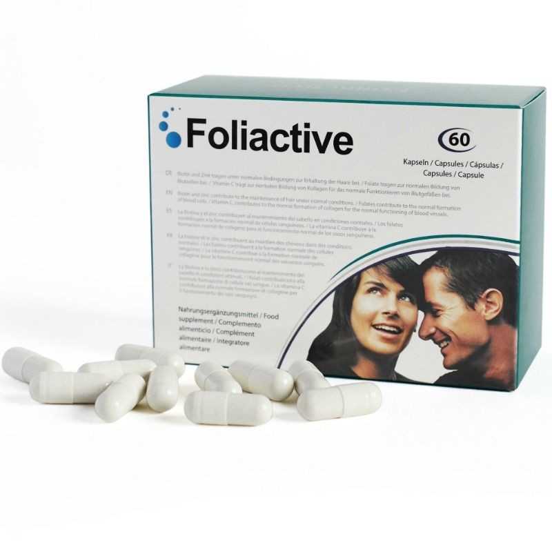 500 COSMETICS - FOLIACTIVE PILLS FOOD SUPPLEMENT HAIR LOSS