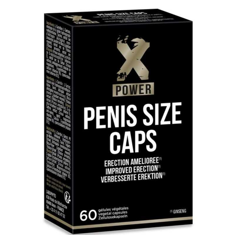 XPOWER - CAPSULES DE TAILLE DE PÉNIS POUR DES ÉRECTIONS