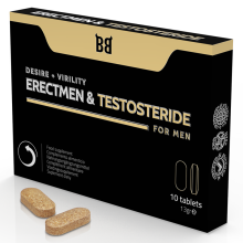 BLACK BULL - ERECTMEN TESTOSTERID POWER UND TESTOSTERON FÜR MNNER 10 KAPSELN