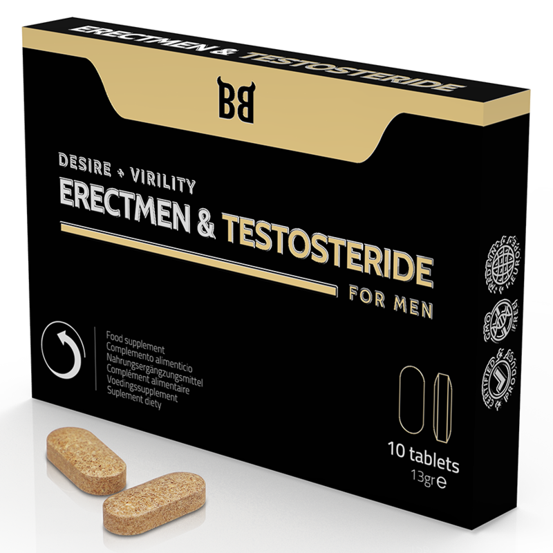 BLACK BULL - ERECTMEN TESTOSTERIDE POWER AND TESTOSTERONE FOR