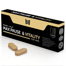 BLACK BULL - MAX PAUSE VITALITY RETARDANT FOR MEN 4 CAPSULES