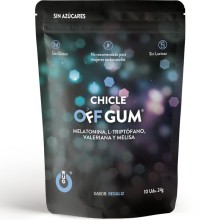 WUG GUM - OFF VALERIAN, TRYPTOPHAN, LEMON BALM AND MELATONIN 10