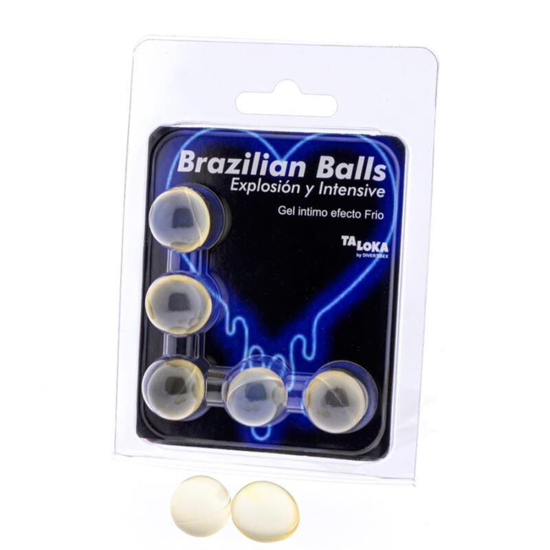 TALOKA - 5 BALLES BRÉSILIENNES GEL EXCITANT EFFET FROID