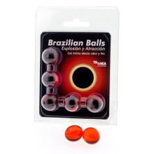 TALOKA - 5 BRAZILIAN BALLS HOT COLD EFFECT EXCITING GEL