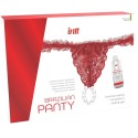 INTT RELEASES - CALÇA VERMELHA BRASILEIRA COM PÉROLAS E GEL