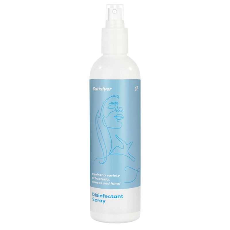 SATISFYER - SPRAY DÉSINFECTANT FEMME 300 ML SATISFYER - SPRAY DÉSINFECTANT FEMME 300 ML