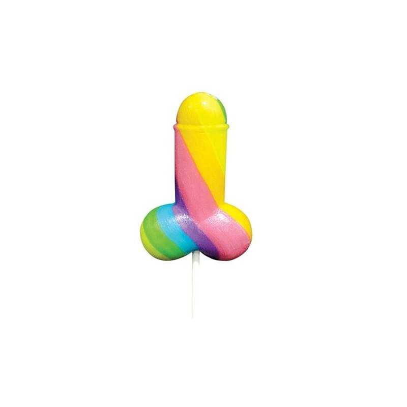 PRIDE - SPENCER FLEETWOOD RAINBOW COCK LGBT LOLLIPOP