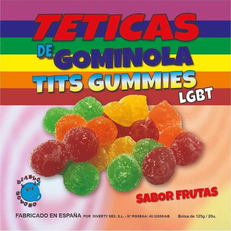 DIABLO GOLOSO - GOMAS DE AÚCAR SORTIDO TEETICS LGTB